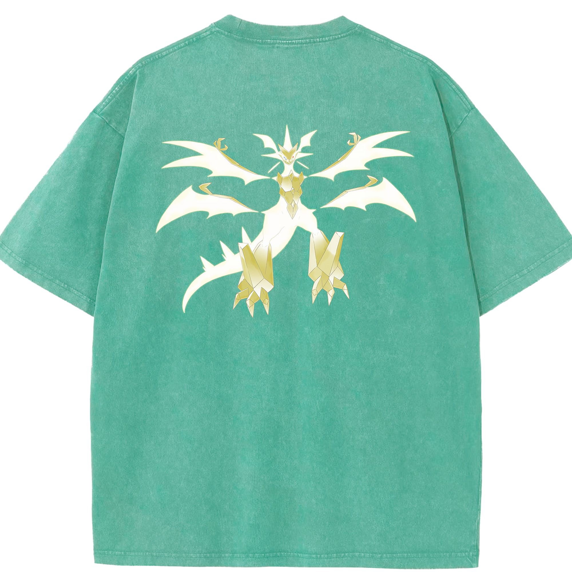 （画像用） ポケットモンスター Pokémon 綿100% ヴィンテージ風 半袖Tシャツ（背面プリント）
